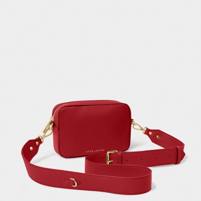 Katie Loxton Zana Mini Crossbody Bag - Garnet Red